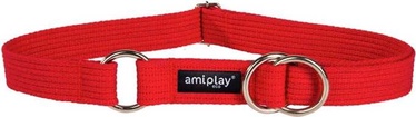 Ошейник для собак Amiplay Cotton, красный, 340 - 550 мм x 30 мм, XL
