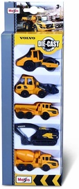 Transporta rotaļlietu komplekts Maisto Construction Vehicles Volvo 324142, melna/dzeltena