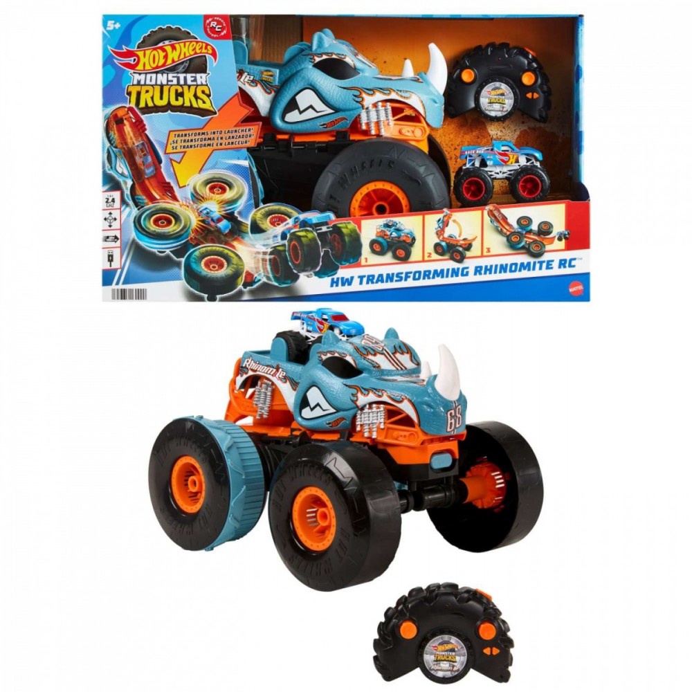 Радиоуправляемая машина Hot Wheels Monster Trucks HPK27, 1:64 - 1a.lt