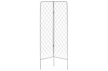 Aizsargbarjera 4Living Trellis, 145 cm x 1 cm, 81 cm, metāls, melna