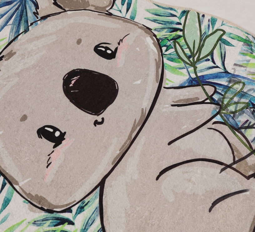 Vannas istabas paklājs Foutastic Koala 359CHL4271, daudzkrāsains, 80 cm x 100 cm