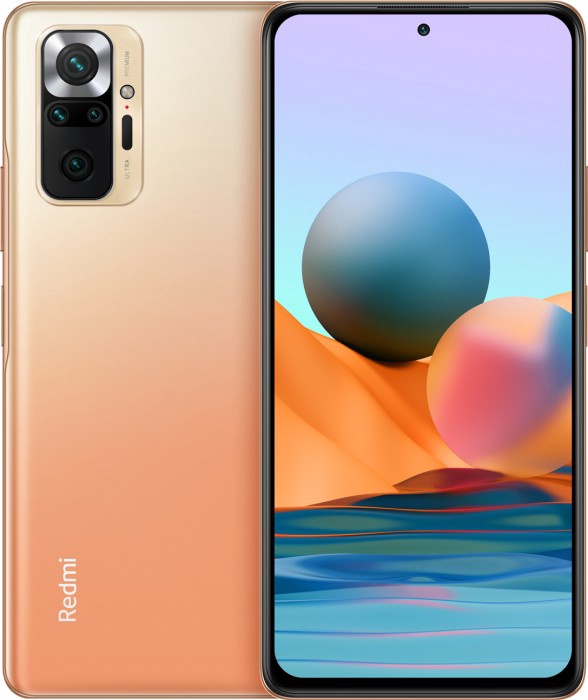Mobiiltelefon Xiaomi Redmi Note 10 Pro, pronksivärvi, 6GB/128GB