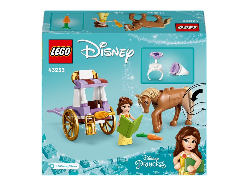 Konstruktor LEGO® │ Disney Princess Belle muinasjutu hobusevanker 43233
