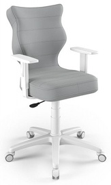 Bērnu krēsls Duo White VT03 Size 6, 40 x 42.5 x 89.5 - 102.5 cm, balta/pelēka