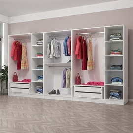Skapis Kalune Design Kale 5038, balta, 52 cm x 360 cm x 210 cm