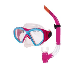 Snorkelēšanas komplekts Spokey Kraken II 835385, caurspīdīga/rozā