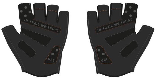 Jalgrattakindad universaalne Rock Machine Race Gloves SF, must/oranž/khaki, L