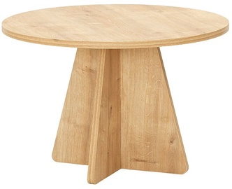 Журнальный столик Kalune Design Mushroom, дубовый, 60 см x 60 см x 40 см