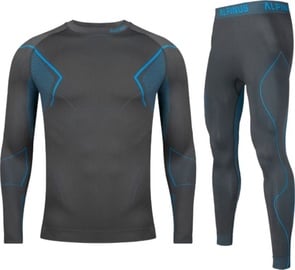 Термобельё Alpinus Active Base Layer Set GT43880, синий/серый, M