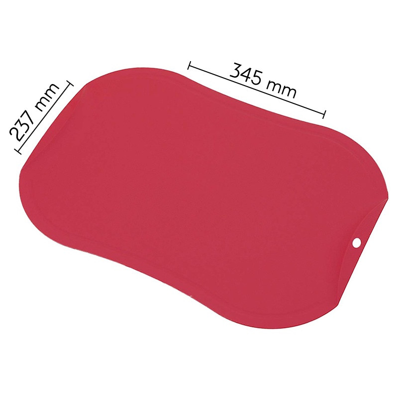 Lõikelaud Zyle Cutting Board ZY142CBRD, punane, 34.5 cm x 23.7 cm