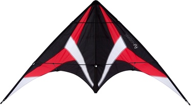 Gaisa pūķis Dragon Fly Stunt Kite Maestro 165, 165 cm x 80 cm, balta/melna/sarkana