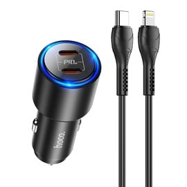 Laadija Hoco NZ3, USB Type C/Lightning, must