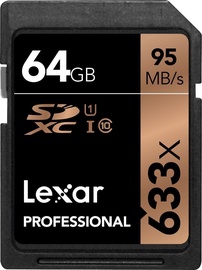 Mälukaart Lexar Professional 633x, 64 GB