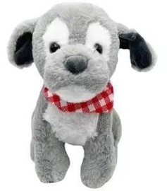 Mīkstā rotaļlieta Tulilo Dog Azorek, pelēka, 26 cm