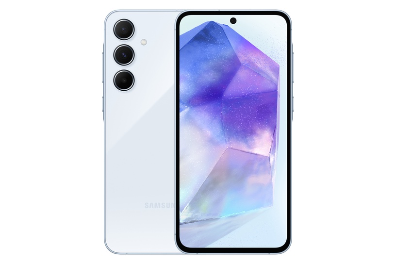 Mobiiltelefon Samsung Galaxy A55 5G, 128 GB, vinge jääsinine