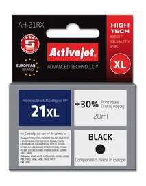 Printera kasetne ActiveJet Premium AH-21RX, melna, 20 ml