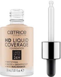 Тональный крем Catrice HD Liquid Coverage 010 Light Beige, 30 мл