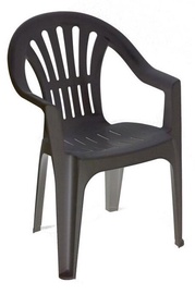 Dārza krēsls Progarden Kona, antracīta, 53.5 cm x 55 cm x 82 cm