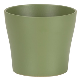 Puķu pods Scheurich Oliva 62276, keramika, Ø 17 cm, zaļa