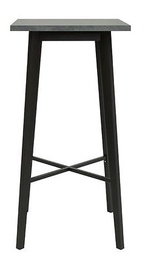 Baarilaud Barker, must/hall, 600 mm x 600 mm x 1160 mm