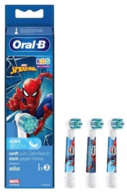 Насадка Oral-B Spider-Man, синий/белый, 3 шт.