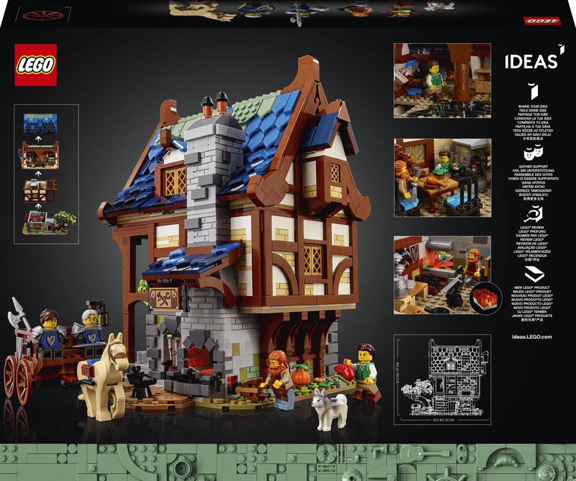 Konstruktor LEGO Ideas Keskaegne sepp 21325, 2164 tk