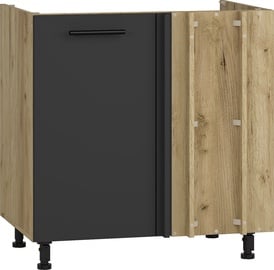 Кухонный шкаф Halmar Vento DK-80/82, дубовый/антрацитовый, 520 мм x 800 мм x 820 мм