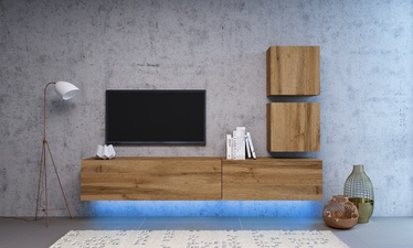 Dzīvojamās istabas mēbeļu komplekts Vivaldi Meble Vivo 1 With LED, ozola