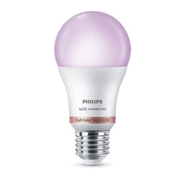 Светодиодная лампочка Philips Wiz LED, многоцветный, E27, 8 Вт, 806 лм