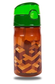 Ūdens pudele CoolPack City Jungle, brūna/zaļa, 0.3 l