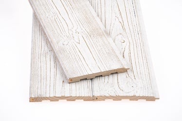 Деревянная доска внутри Woodmood Kontrast Brown White 201003, 2400 мм x 120 мм x 12 мм, AB класс, 8 шт.