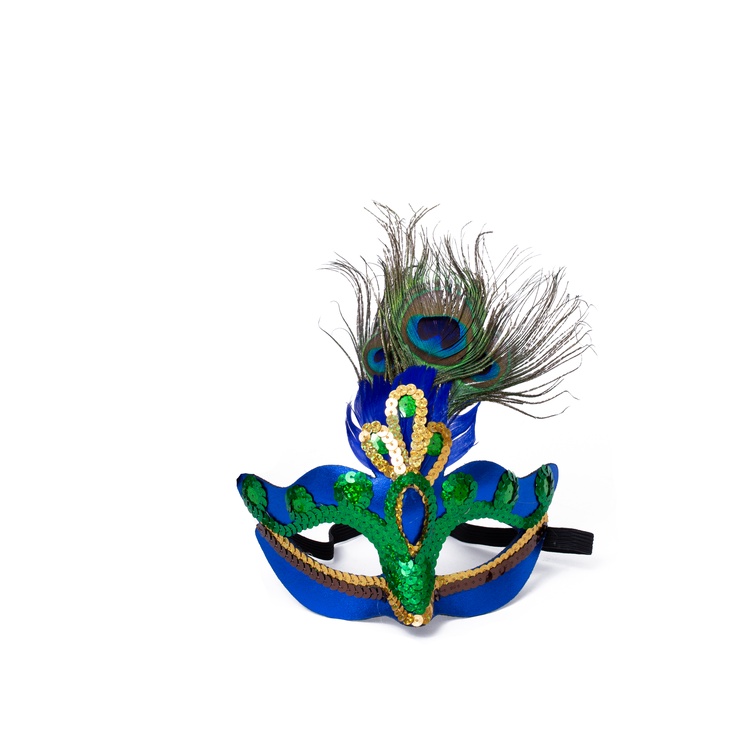 Mask Christmas Touch FF-038-052, roheline/mitmevärviline, 180 mm x 170 mm x 70 mm