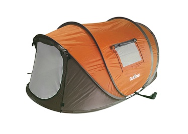 Četrvietīga telts Outliner RD-NT16-04, brūna/oranža