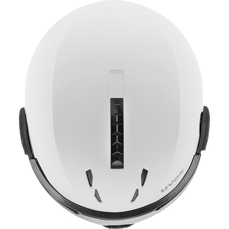 Suusakiiver Uvex Instinct Visor, valge/must, 53-56 cm