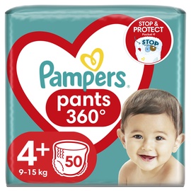 Подгузники Pampers Pants, 4 + размер, 9 - 15 кг, 50 шт.