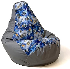 Sēžammaiss Go Gift Pear XXL PUFGGFSAK0030, zila/pelēka