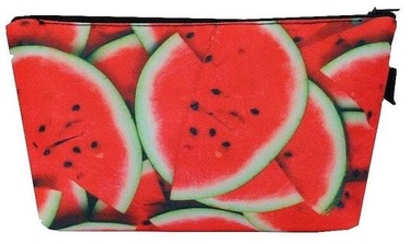Пенал Watermelon, 15 см x 2 см, красный/зеленый
