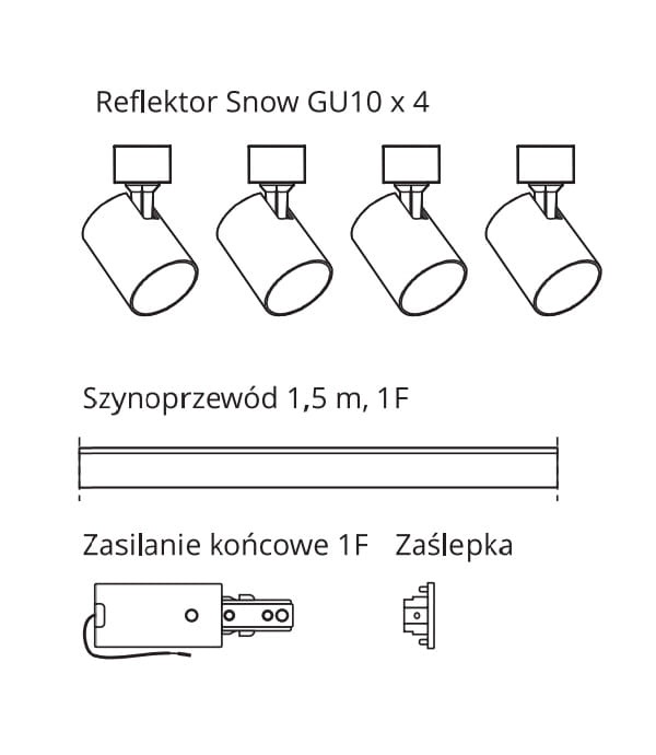 Светильник настенный Light Prestige Snow LP-737, 50 Вт, GU10