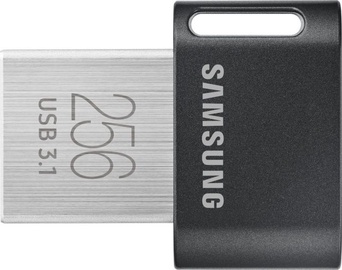 USB atmintinė Samsung MUF-128AB FIT, sidabro/juoda, 256 GB