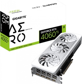 Videokarte Gigabyte GeForce RTX™ 4060 Ti GV-N406TAERO OC-16GD, 16 GB, GDDR6