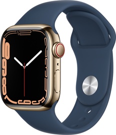 Умные часы Apple Watch Series 7 GPS + LTE 41mm Stainless Steel EE, золотой