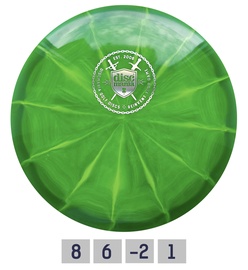 Lendav taldrik Discmania Lux Vapor Essence 8 | 6 | -2 | 1 851DM954932G, roheline