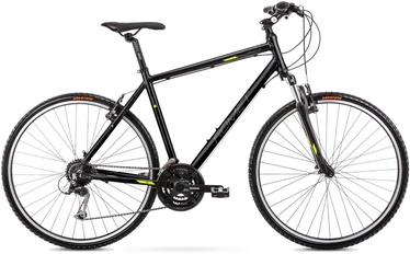 Велосипед гибридный Romet Orkan 2M, 28 ″, 19" (46.99 cm) рама, черный/желтый