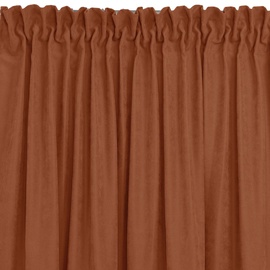 Nakts aizkari Homede Milana, oranža, 420 cm x 175 cm