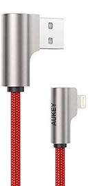 Провод Aukey Quick Charge Lightning-USB, USB/Apple Lightning, 2 м, красный