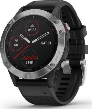 Išmanusis laikrodis Garmin fenix 7S, Sidabro spalvos korpusas su