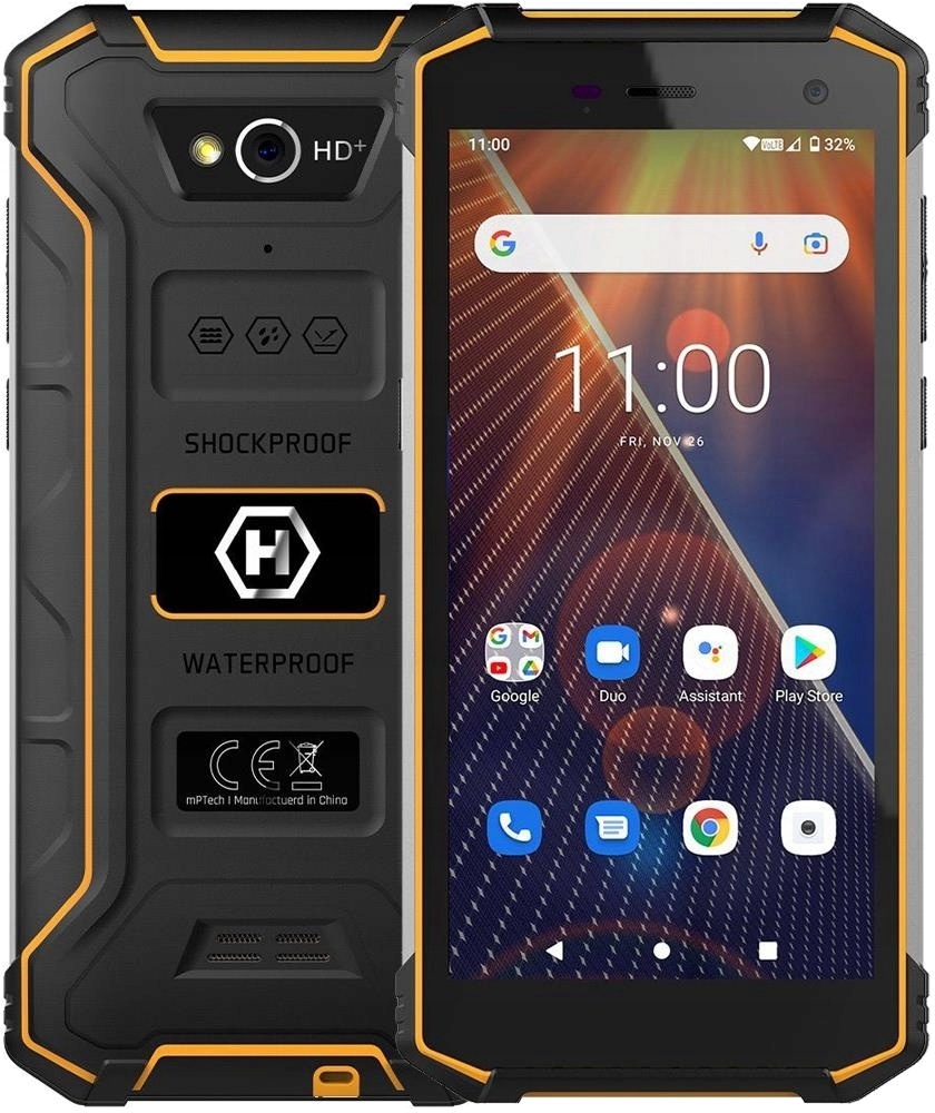 Мобильный телефон MyPhone Hammer Energy 2 Eco, oранжевый, 3GB/32GB - 1a.lt