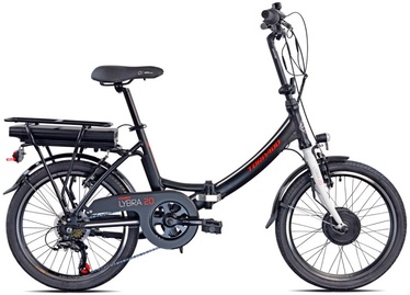 Elektriskais velosipēds Esperia Folding Ecobike, 20", 250 W, 10.4 Ah, melna