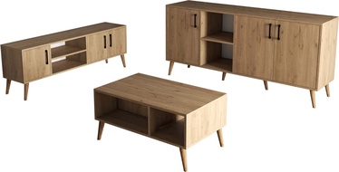 Elutoa mööblikomplekt Kalune Design 1586-2076-1626, sise, tamm
