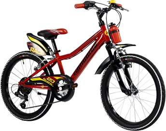 Laste jalgratas Lombardo, punane, 11", 20"